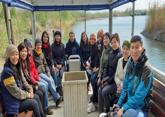 Studentengruppe aus Kirgistan