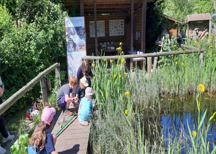 Kescheraktion beim Naturschutzhof Nettetal