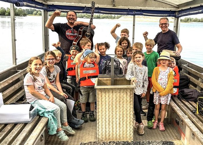Musikaktion auf der Wilden Gans
